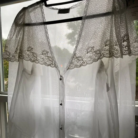 White sheer Dior top - Picture 1 of 4